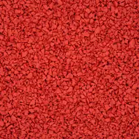 Bright Red rubber granule colour