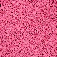 Pink rubber granule colour